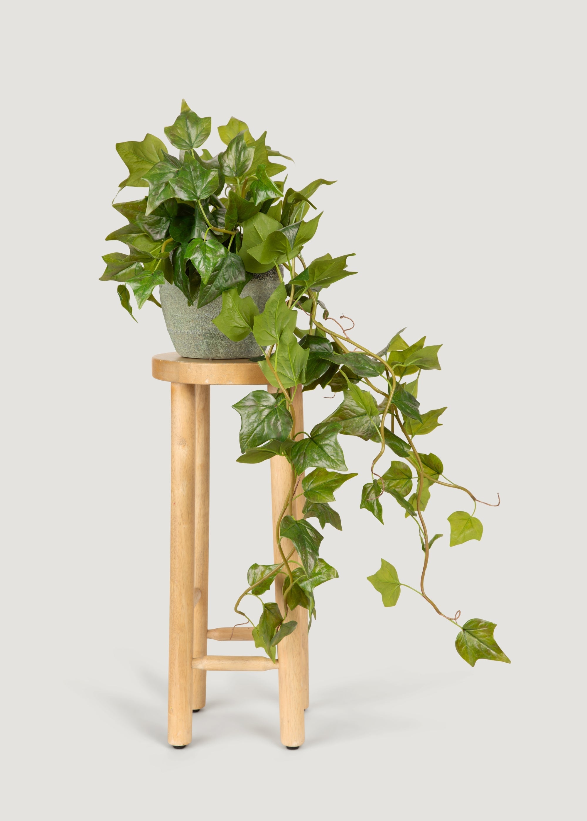 UV加工済み 屋外用植物 ナチュラルタッチ アイビー 吊り下げ式 - 42インチ
