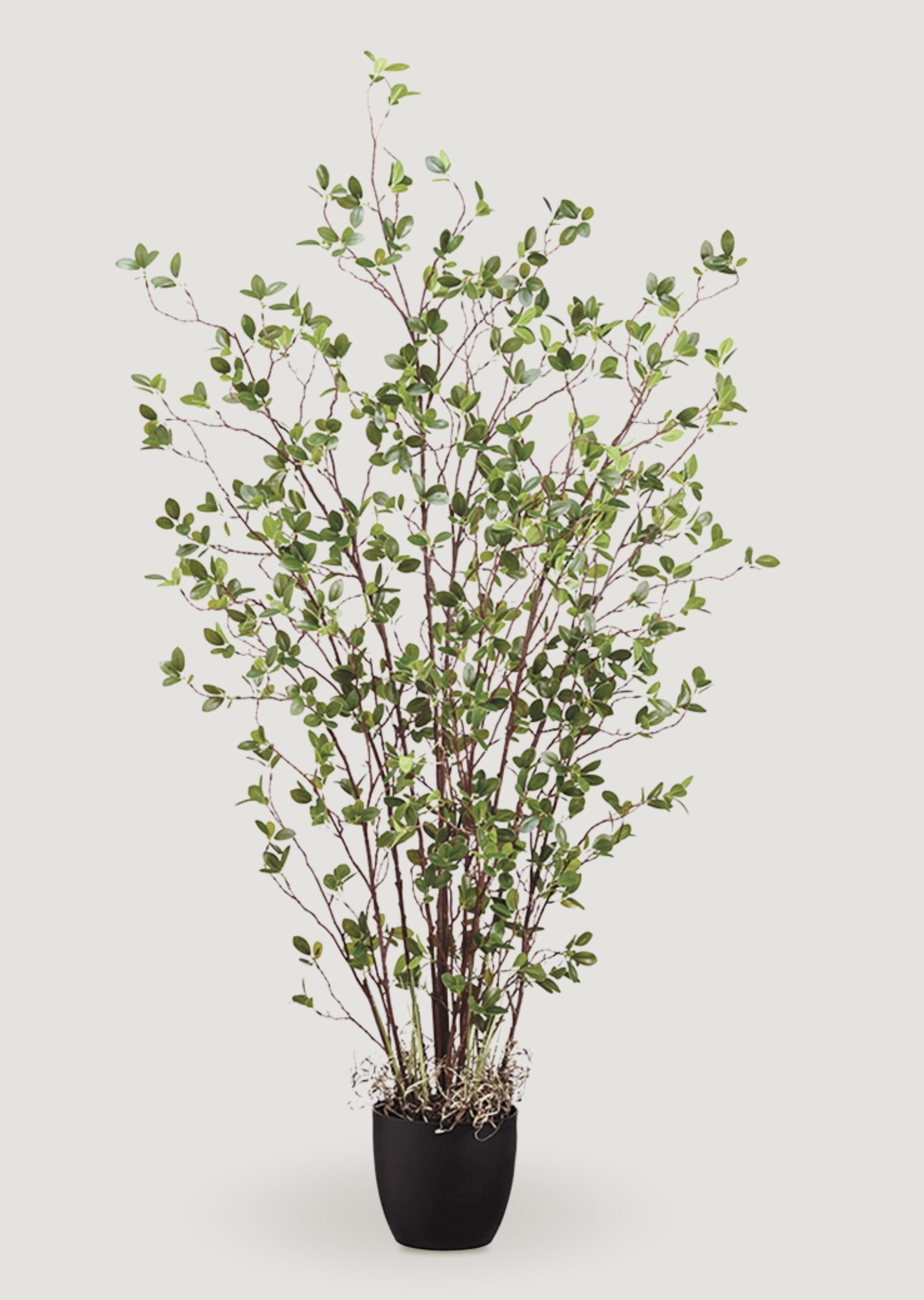 フェイクミニリーフツリー鉢植え - 60インチ