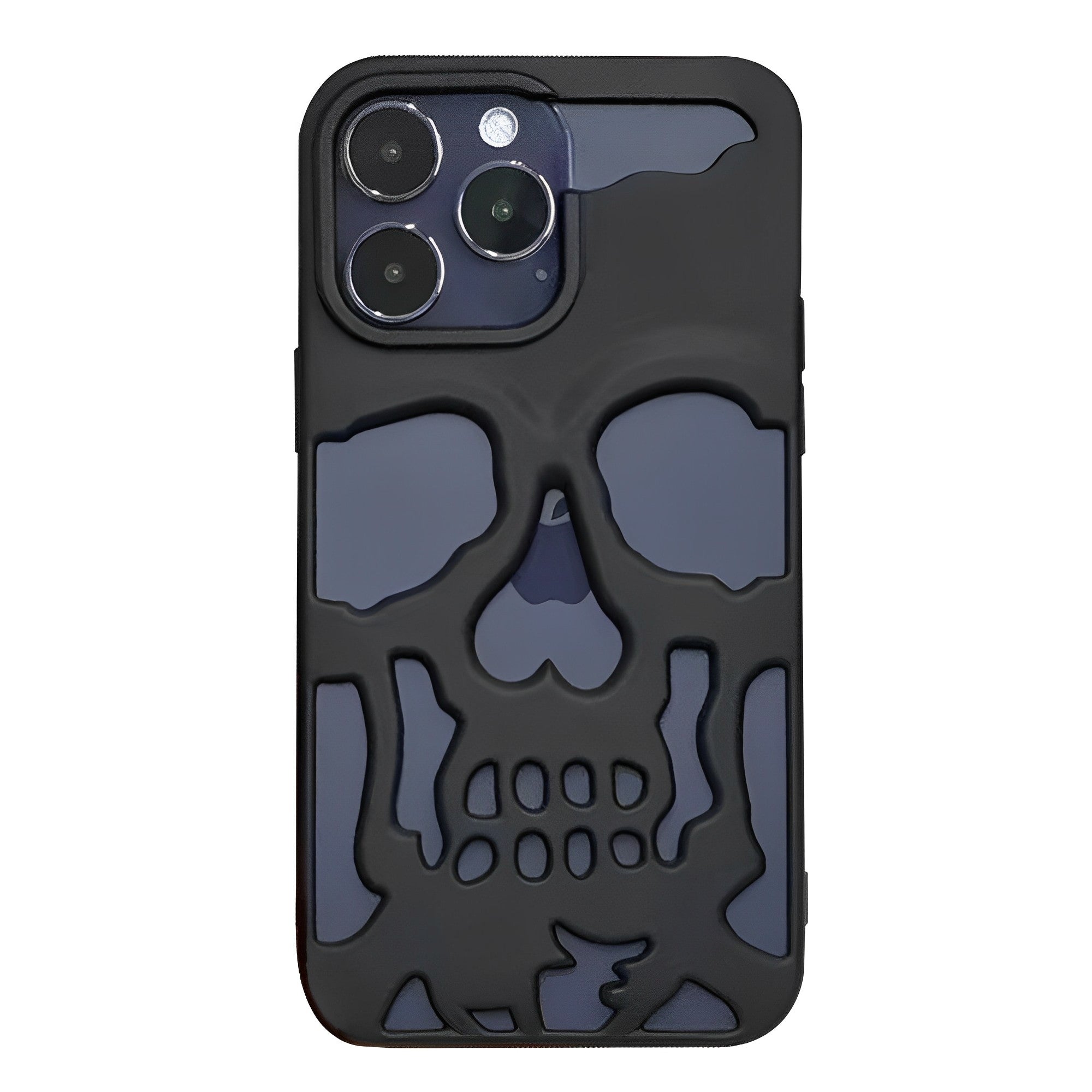 Hollow Skull Electroplating iPhone Case