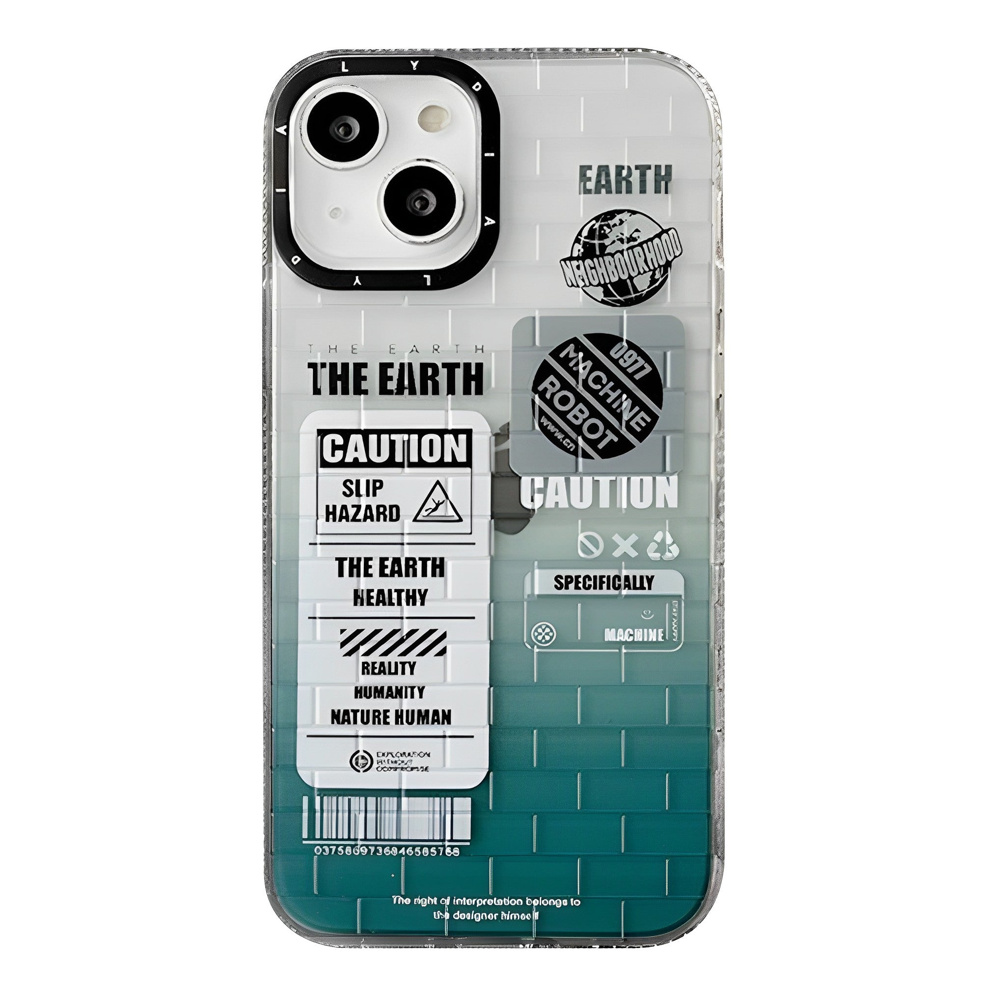 ''Humans and the Earth'' iPhone Case