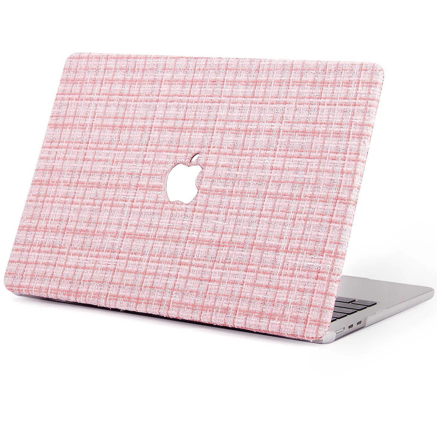 Woven Fiber Velvet Pink MacBook Case