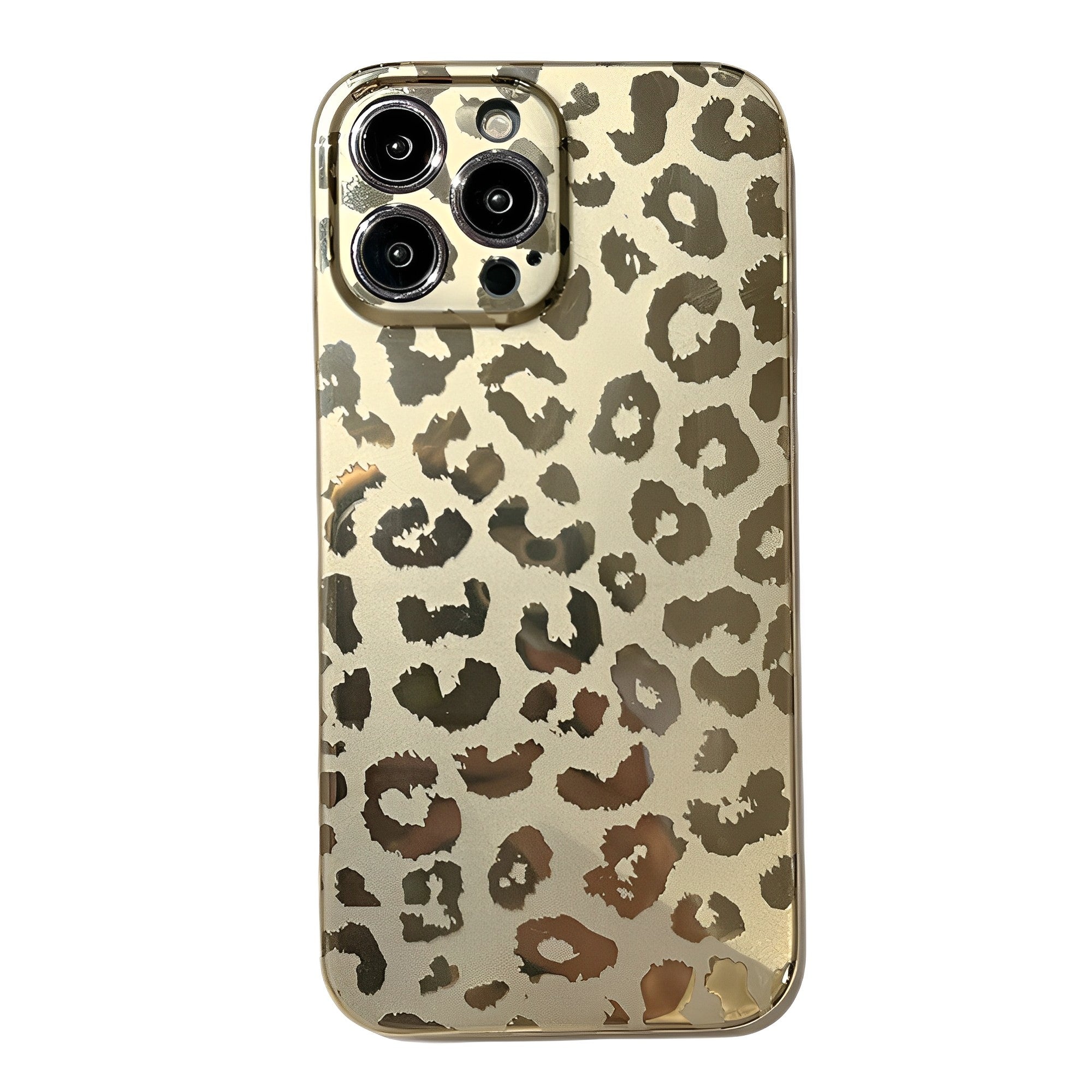 Electroplating Cheetah iPhone Case
