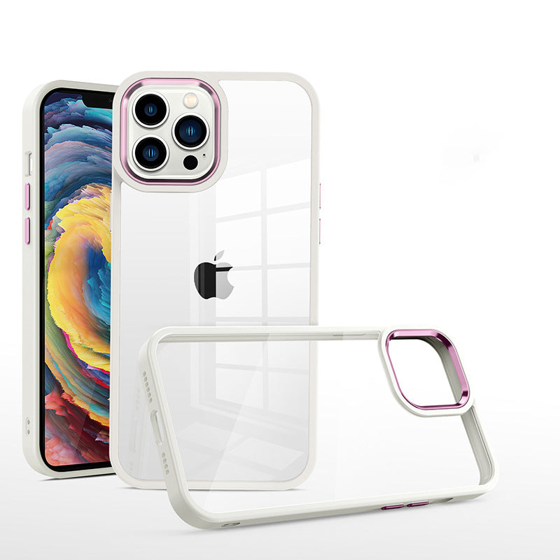 Colorful Border Clear iphone Case