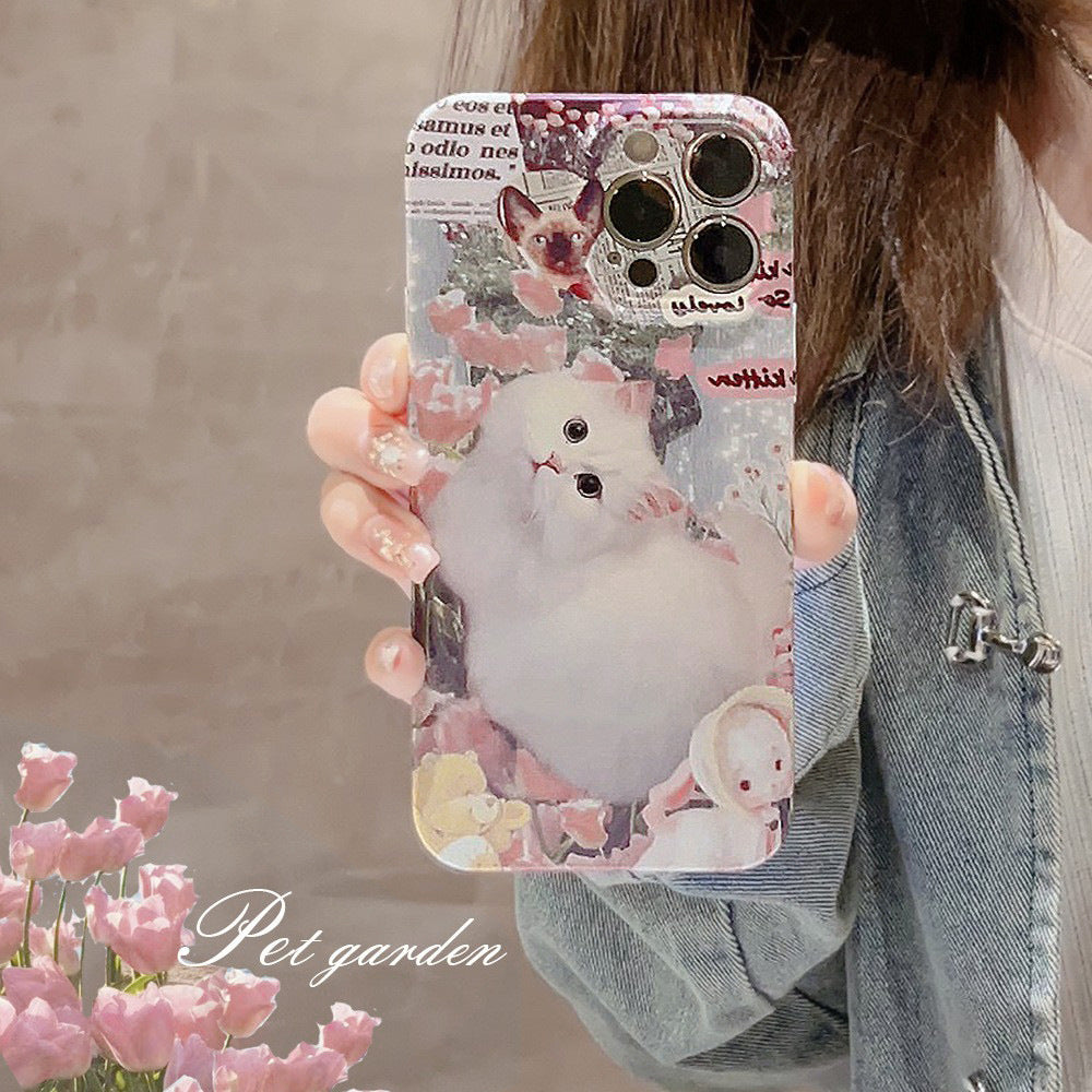 Romantic Cat iPhone Case