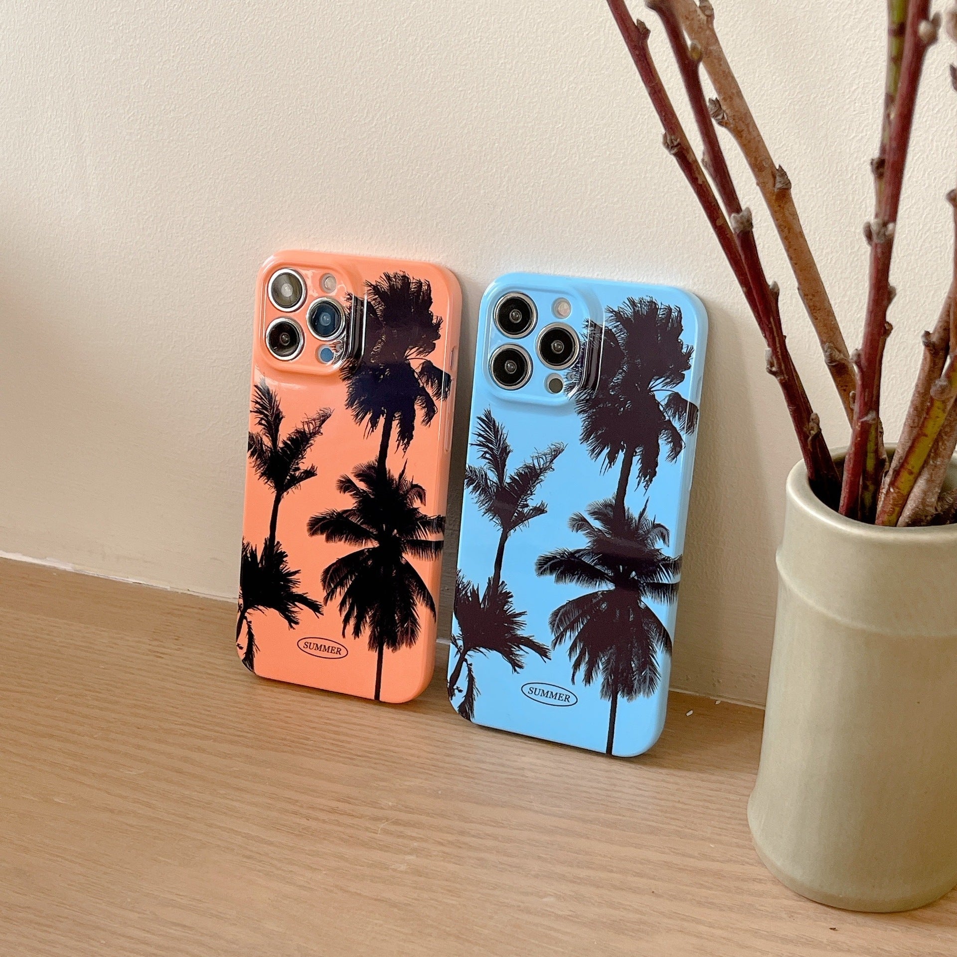 Hawaiian palm iPhone case
