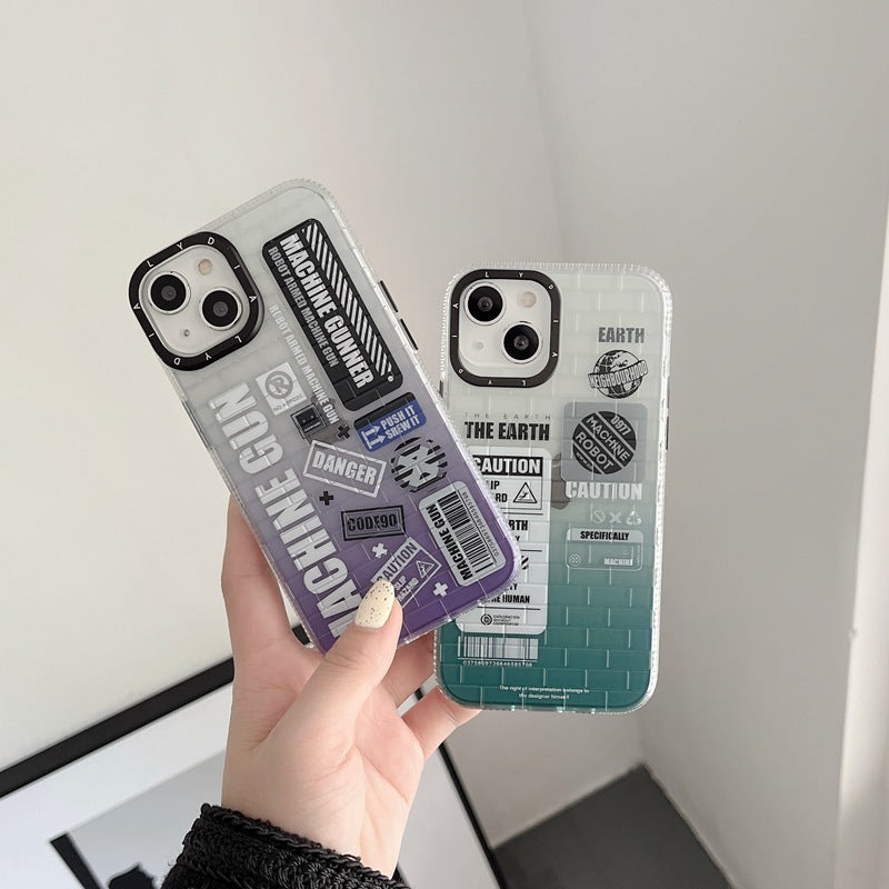 ''Humans and the Earth'' iPhone Case