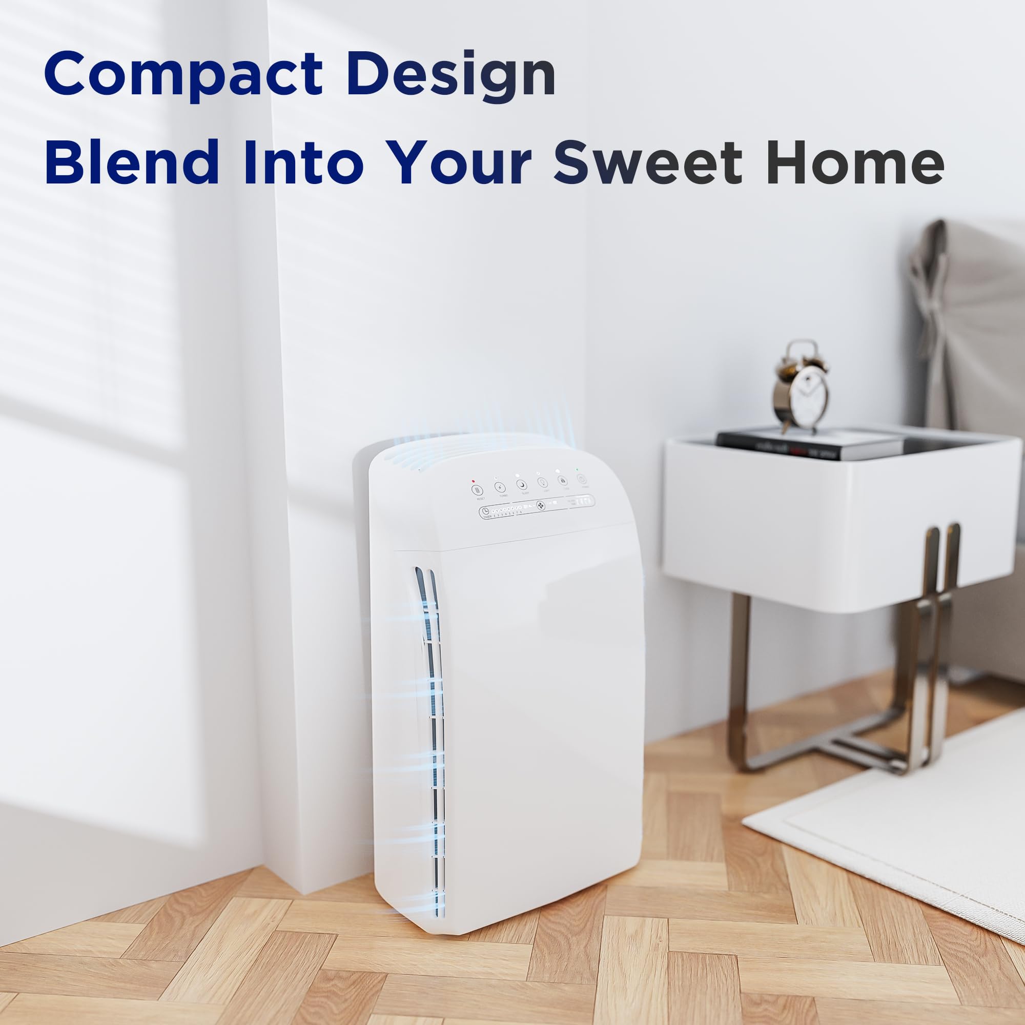 Membrane Solutions MSA3 Air Purifier for Home, Room Up to 1590 sq ft.
