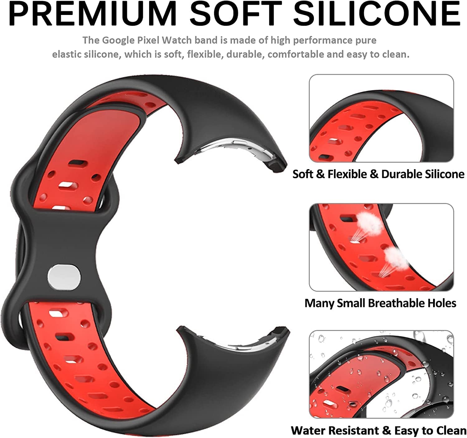 Google Pixel Watch Active Silicone Band