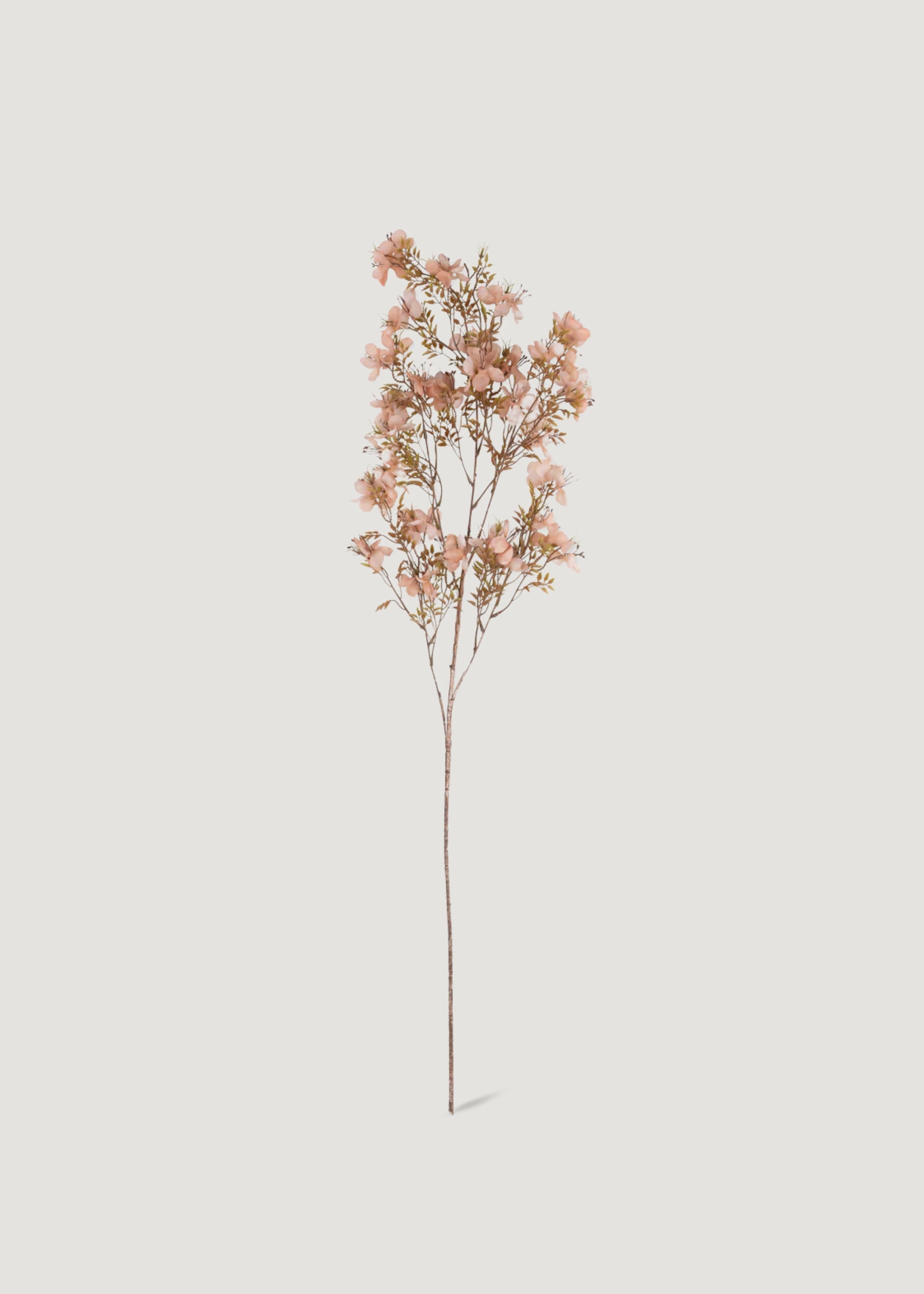 ピンクの人工プルナスの花の枝 - 41.25インチ